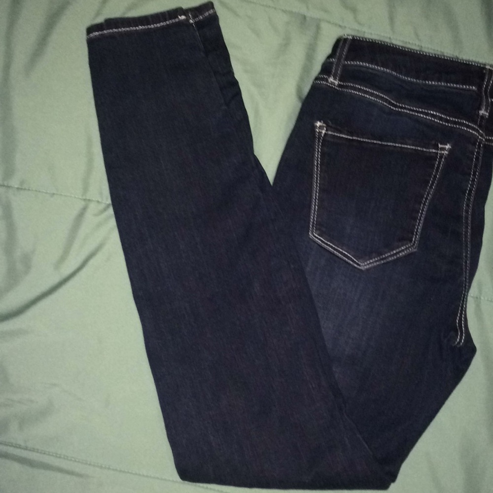 Dark blue wash jeans